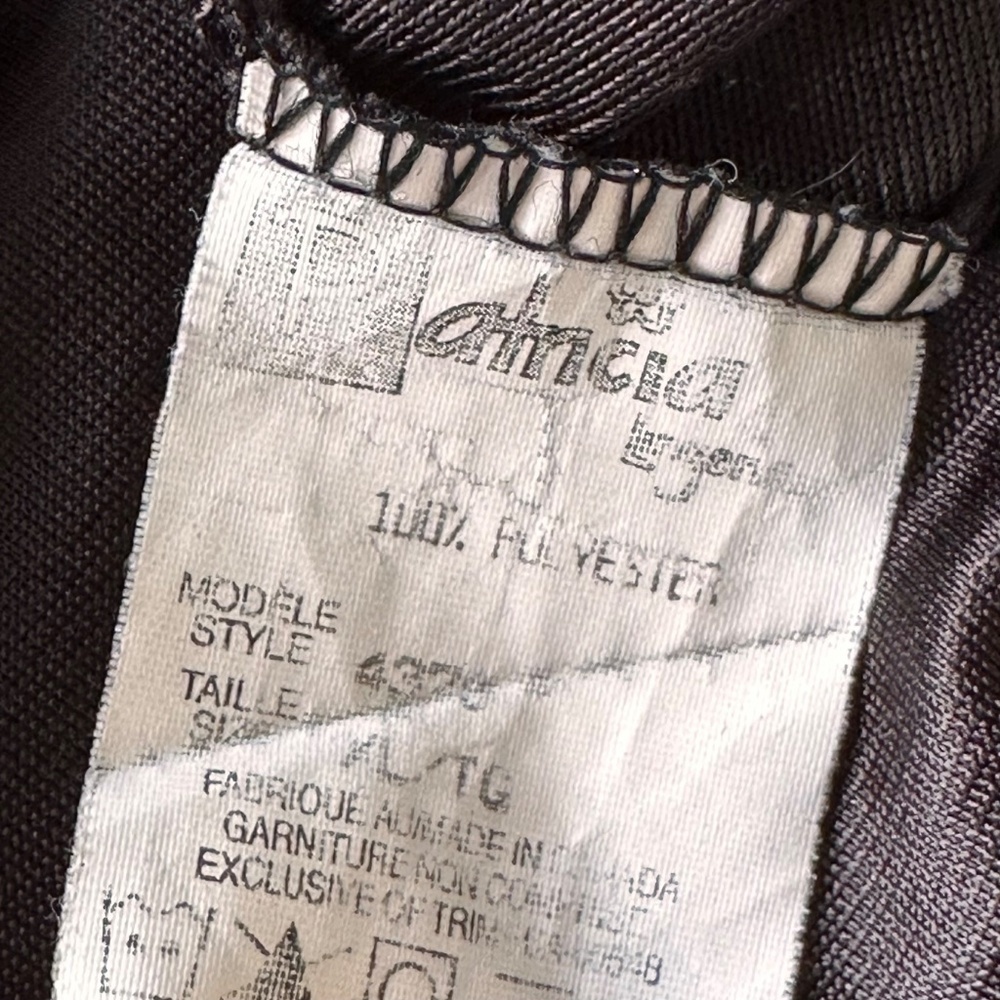 Vintage Patricia Lingerie Black Lace Half Slip Skirt – Size XL - Picture 4 of 5